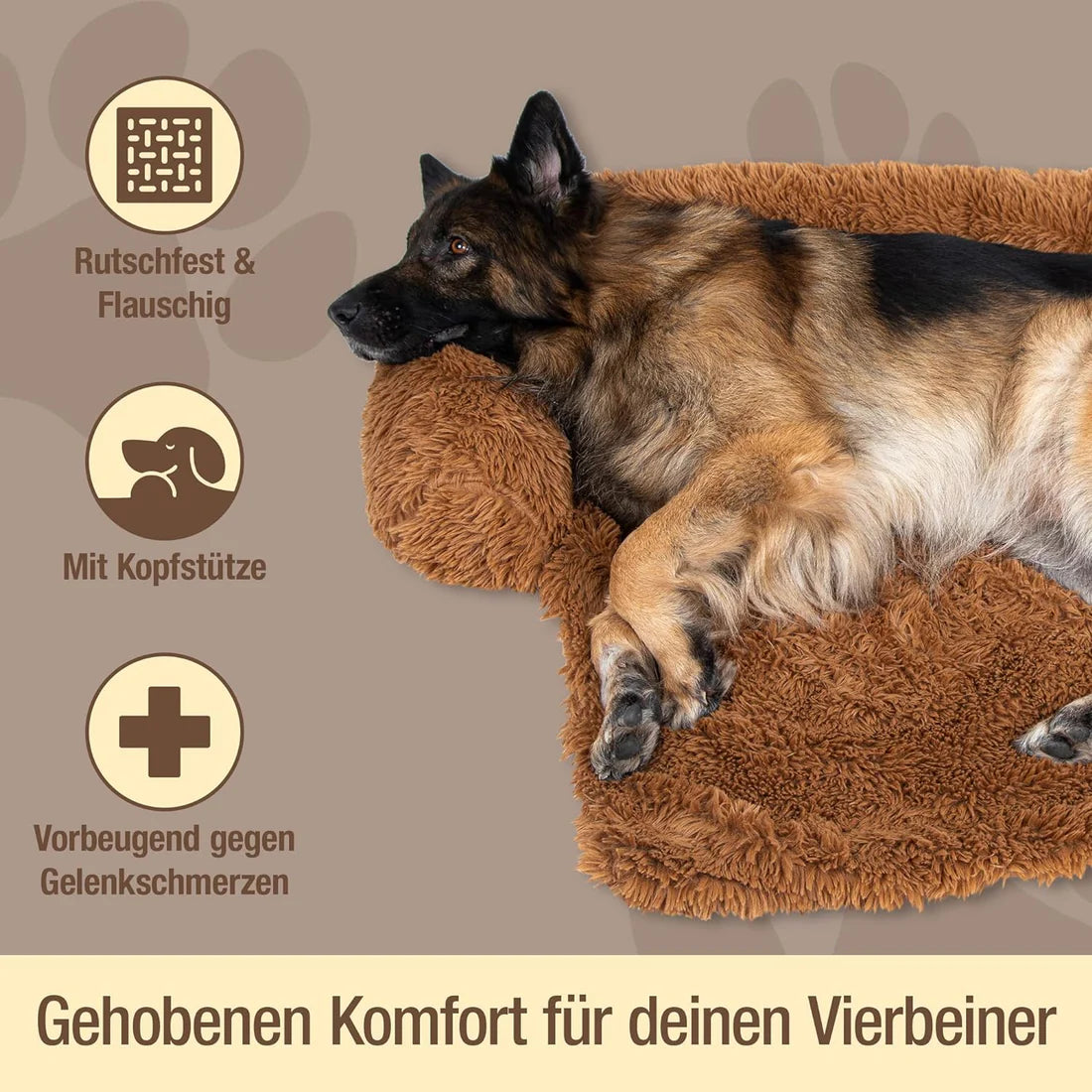 Bellowerk™ Intelligenter Sofaschutz für Hunde – Waschbar & Rutschfest