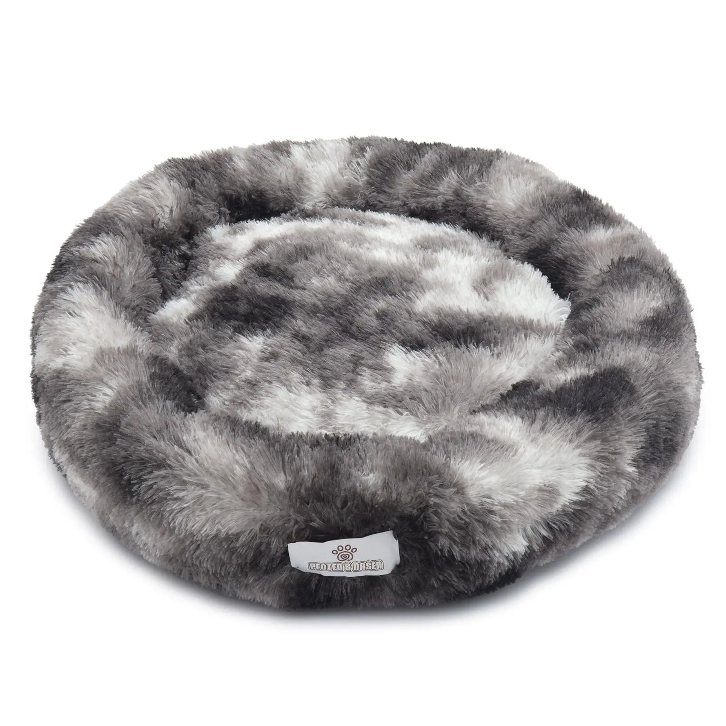 Hundebett mit Hellgrau-Dunkelgrau Mix – Zeitloses Design für stilbewusste Hundehalter.