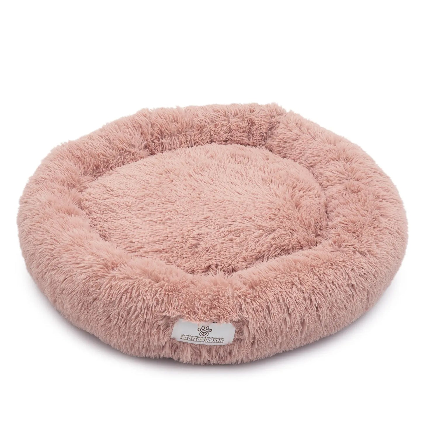 Rosa Hundebett – Stilvolles und gemütliches Schlafplatz für kleine bis große Hunde.