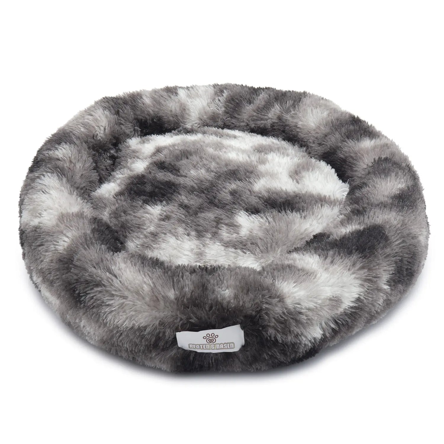 Hundebett mit Hellgrau-Dunkelgrau Mix – Zeitloses Design für stilbewusste Hundehalter.